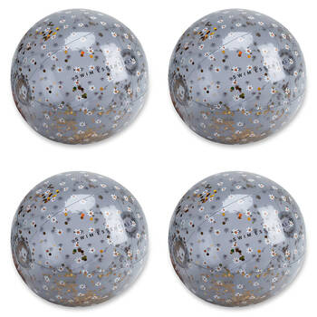 4PK Swim Essentials Inflatable Beach Ball Swimming Volleyball 51cm Daisy Flowers