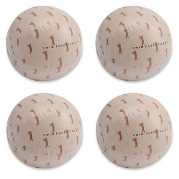 4PK Swim Essentials Inflatable Beach Ball Swimming Pool Volleyball 51cm Roamer 3y+