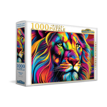1000pc Harlington Jigsaw Puzzle Abstract Lion Kids/Children 8y+