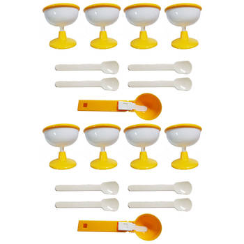 18pc Plastic Dessert Set