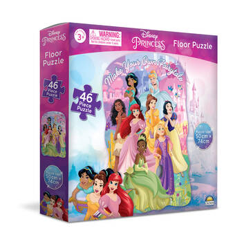 46pc Disney Princess Floor Jigsaw Puzzle 50x74cm Kids 3y+