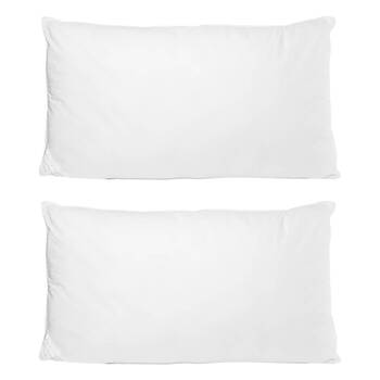 2PK Royal Comfort King Size Hotel Bedding Pillow 50x90cm - White