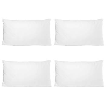 4PK Royal Comfort King Size Hotel Bedding Pillow 50x90cm - White