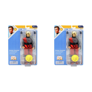 2PK Mego Star Trek Action 8in Figure Toy Assorted 8y+