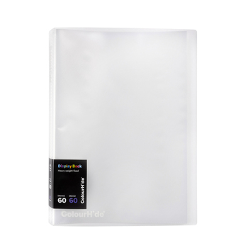 Colourhide Display Book Fixed Document Holder Clear