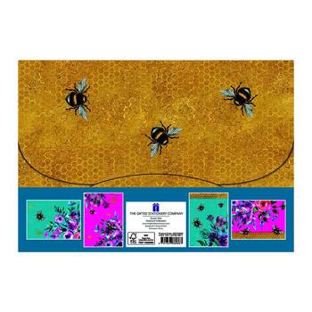 Gibson Gifts Queen Bee Stationery Notecard Collection  