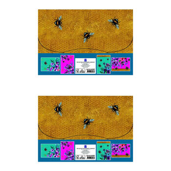2PK Gibson Gifts Queen Bee Stationery Notecard Collection  
