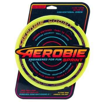 Aerobie Sprint Flying Ring Frisbee 10" Green 7y+