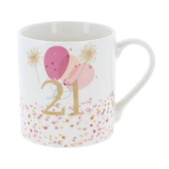 Gibson Gifts Rush Birthday Ladies 21st Mug R 250ml