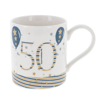 Gibson Gifts Rush Birthday Mens 50th Mug R Cup w/ Handle