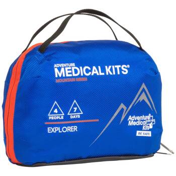 AMK First Aid Kit Mountain Explorer Water-Resistant Backpacking 1-4 People