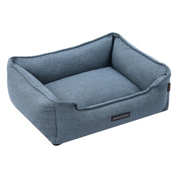 Paws & Claws 60x50cm Pia Walled Pet Bed Medium - Denim