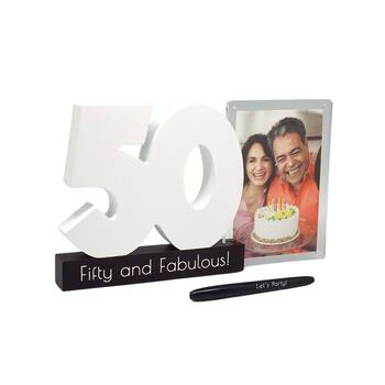 Gibson Gifts Celebration Signature Frame 50R Display w/ Marker