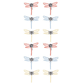 12x Metal 19.5cm Butterfly Wire Ornament Outdoor Decor Medium - Assorted