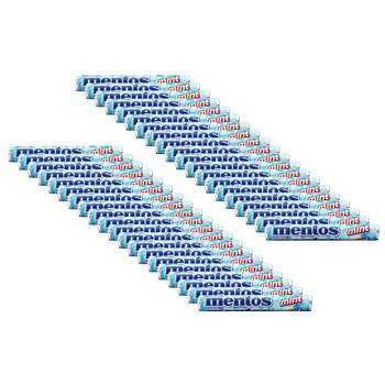 40PK Mentos Mint Candy Roll Lollies 37.5g Sweets Confectionery