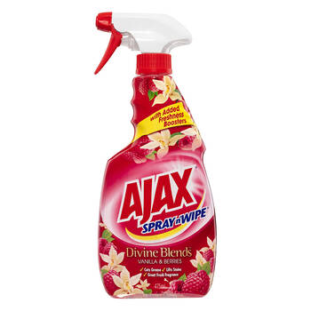 Ajax Spray N Wipe 475ml Trigger Bottle - Vanilla & Berries