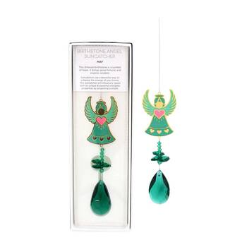 Gibson Gifts Birthstone May   Angel Suncatcher Display