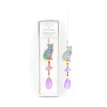 Gibson Gifts Spiritual Suncatcher Cat Display Decor