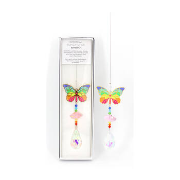 Gibson Gifts Spiritual Suncatcher Butterfly Display Decor