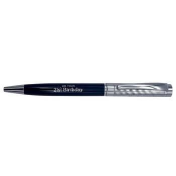 Gibson Gifts 21st Birthday Pen Writing Ballpoint Stationery