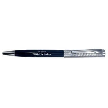 Gibson Gifts 70th Birthday Pen Writing Ballpoint Stationery