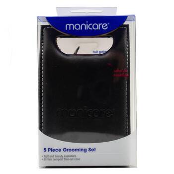5pc Manicare Travel Grooming Nail Care Kit Beauty Tools