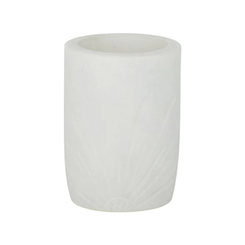 Casa Regalo Sadie Marble Cup Decorative Home Decor White