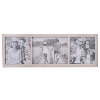 Gibson Gifts Elegant Silver Trio Photo Frame 34x11cm