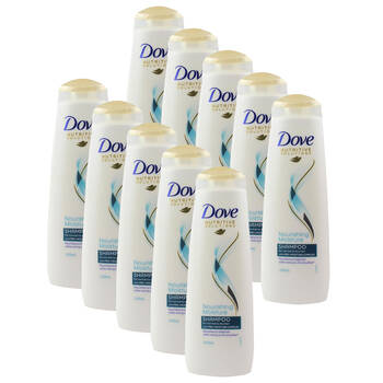 10PK Dove 320ml Shampoo Nourishing Moisture For Normal/Dry Hair