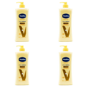 4PK Vaseline Intensive Care Deep Restore Body Lotion 400ml