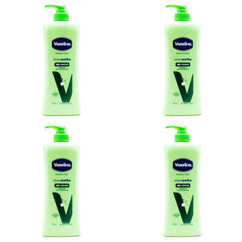 4PK Vaseline Intensive Care Aloe Soothe Body Lotion 400ml