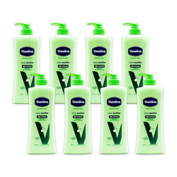 8PK Vaseline Intensive Care Aloe Soothe Body Lotion 400ml