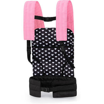 Bayer Doll Body Carrier Pretend Play Accessory Kids Toy Pink & Black