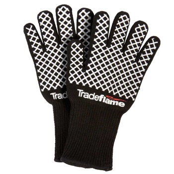 Tradeflame Heat Resistant Glove 800C - Pair Home Protective Gloves One Size