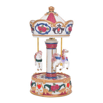 Gibson Gifts Musical Christmas Decoration Carousel Small 90x90x180mm