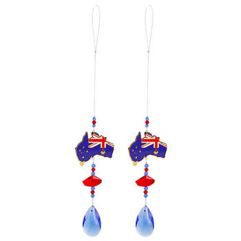 2PK Gibson Gifts Eternity Aussie Sun Catcher Australia Hanging Decor
