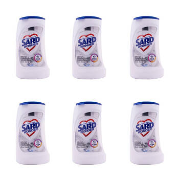 6PK Sard Ultra Whitening Laundry Powder for Stain Removal 1kg Powerful Formula