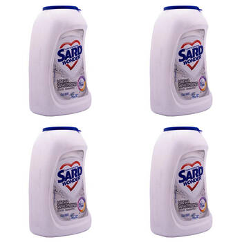 4PK Sard Ultra White Cleaning Powder for Laundry & Household 2kg Heavy Duty