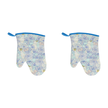 2PK Annabel Trends Cotton Single Oven Mitt 18x26cm - Hello Cockie