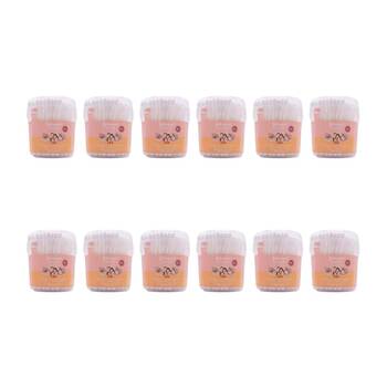 12x 150pc Johnson's Pure Cotton Buds Applicator w/ Paper Sticks Care