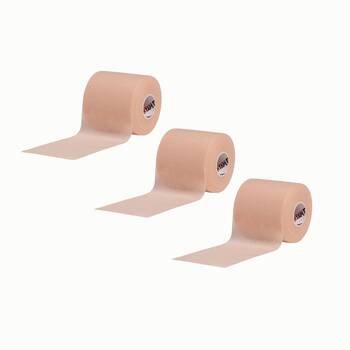 3PK Rocktape Go Sports Adhesive Pre-Cut Tape Underwrap - Beige