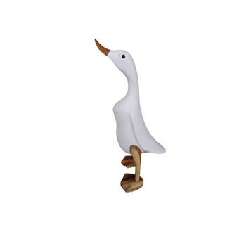 Bamboo Root Duck Coloured Garden Decor Small 28-32cm