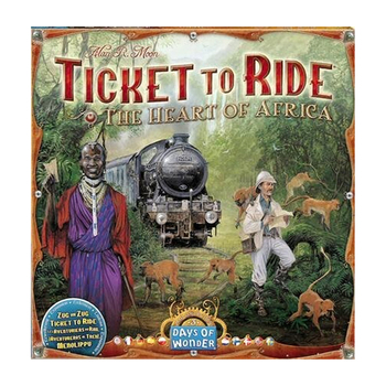 Days of Wonder Ticket to Ride Africa Expansion Tabletop Board Game 8y+