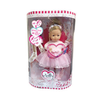 Bambolina 40cm Molly Classic Doll with 3 songs Childrens Pretend Play Toy