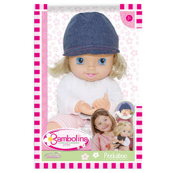 Bambolina 36cm Peekaboo Soft Vinyl Doll Childrens Pretend Play Toy 3y+