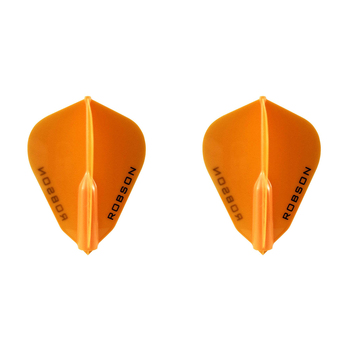 2x 3pc Robson Plus Dart Flights F Shape Accessory Set - Orange