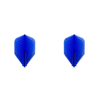 2PK Robson Dimpled Plus Dart Flight Standard Accessory - Blue
