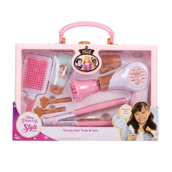 Disney Princess Style Collection Beauty Hair Tote Set Kids - Pink 3y+