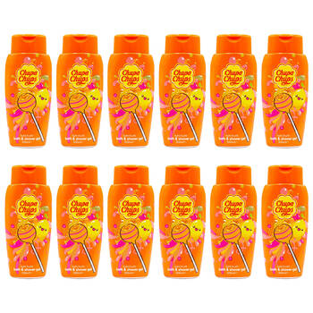 12PK Chupa Chups 300ml Bath & Shower Gel Wash - Tutti Frutti
