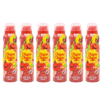 6PK Chupa Chups Body Spray Mist 150ml Cheeky Cherry Sweet Fruity Fragrance